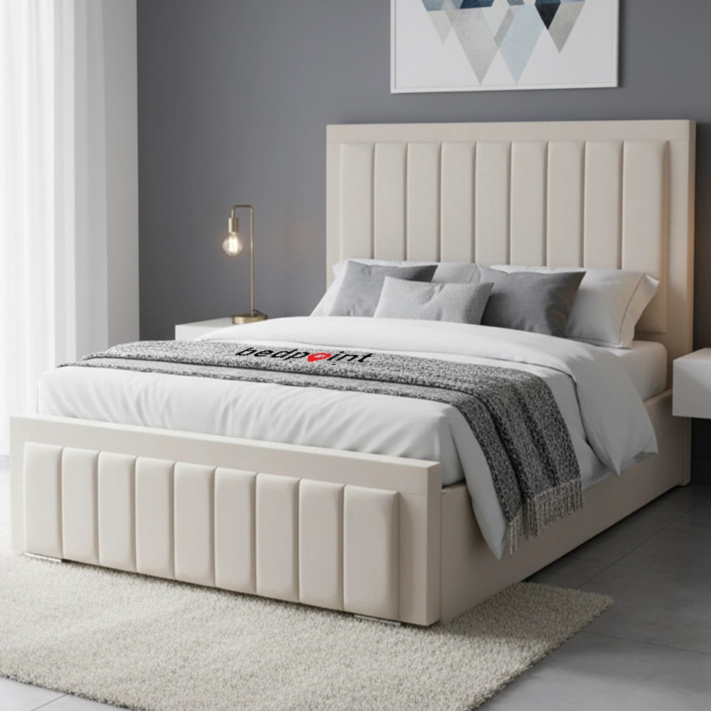 Ruda Upholstered Bed Frame | Storage Bed